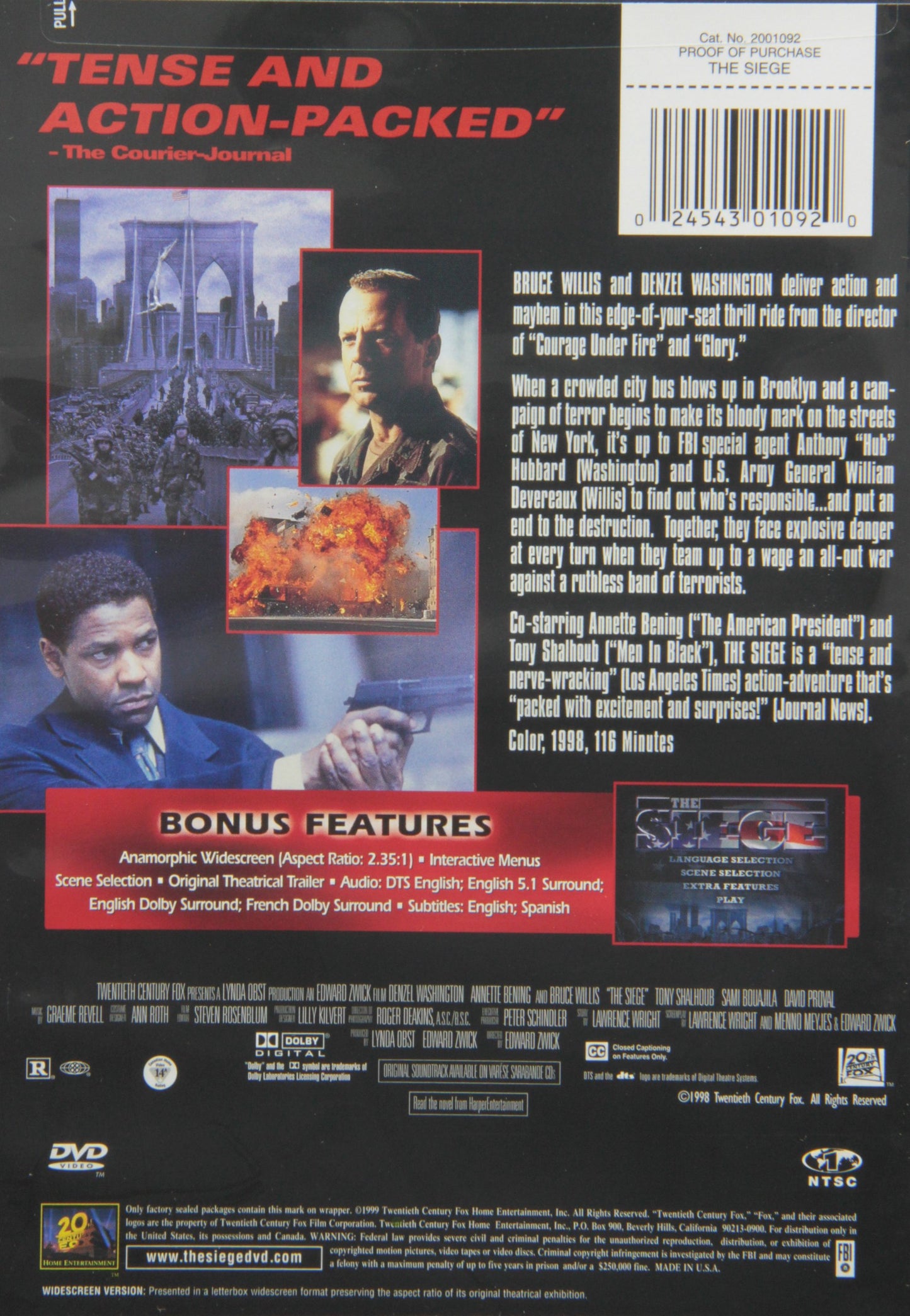 The Siege (Widescreen Edition) [DVD]