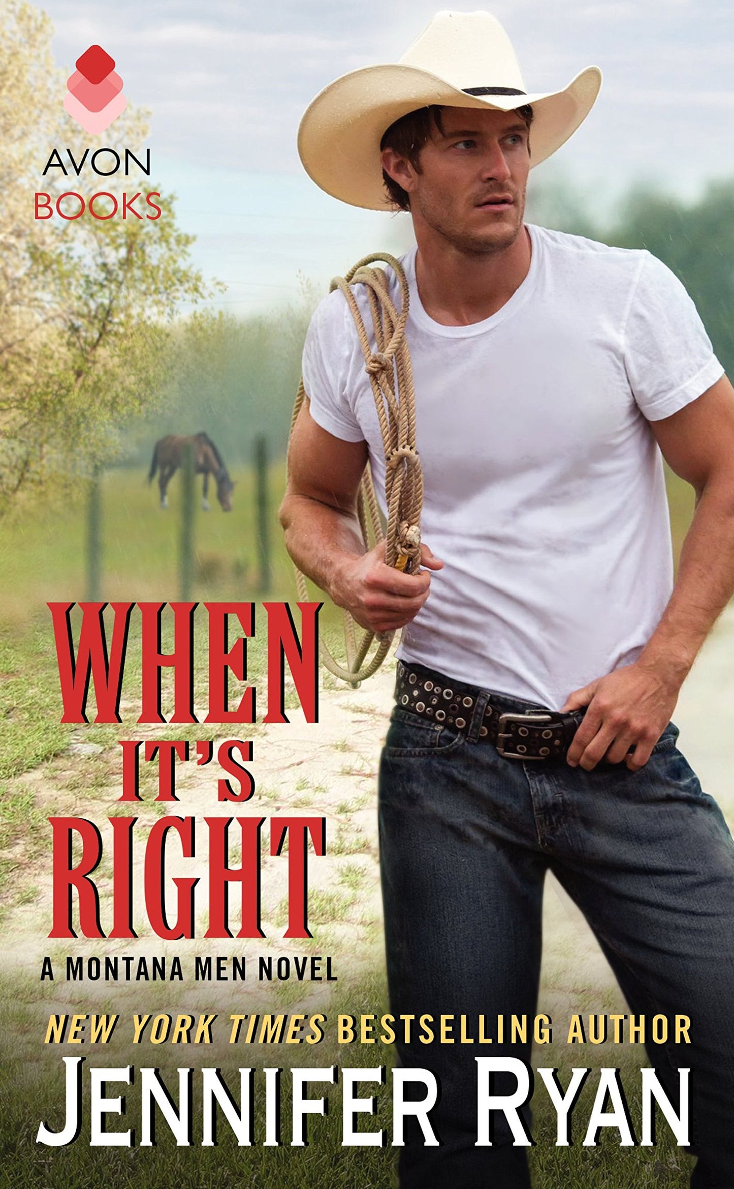 When it's Right: A Montana Men Novel: 2 [Mass Market Paperback] Ryan, Jennifer