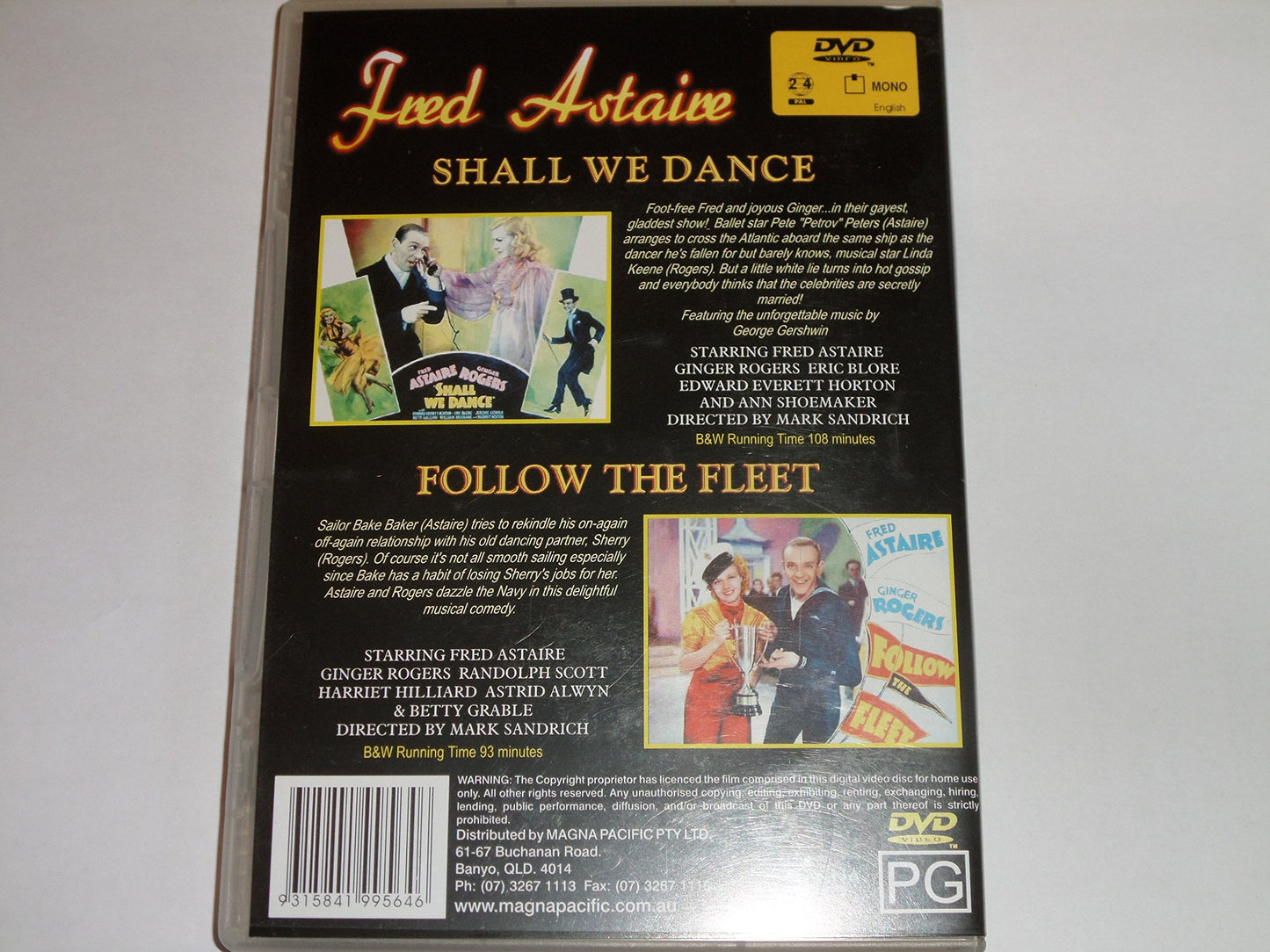 Fred Astaire: Shall We Dance; Follow The Fleet
