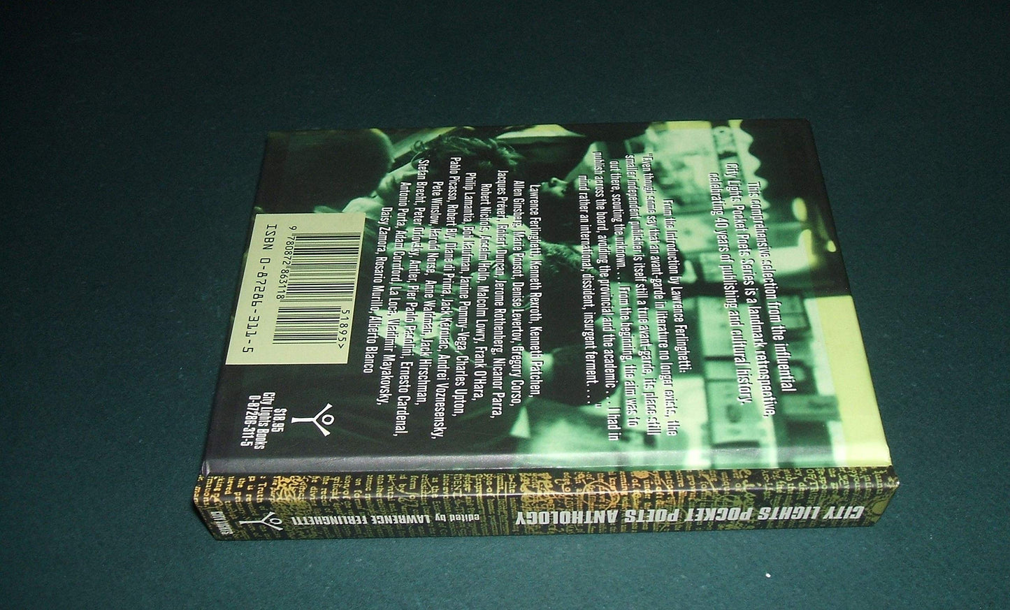 City Lights Pocket Poets Anthology Ferlinghetti, Lawrence