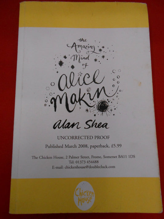 Amazing Mind of Alice Makin Shea,Alan
