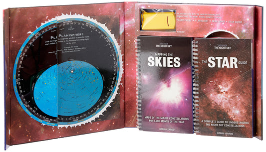 Discover The Night Sky - Boxed Set: Complete Interactive Kit - Planisphere - Torch - Star Maps - Star Guide [Paperback] Kerrod, Robin