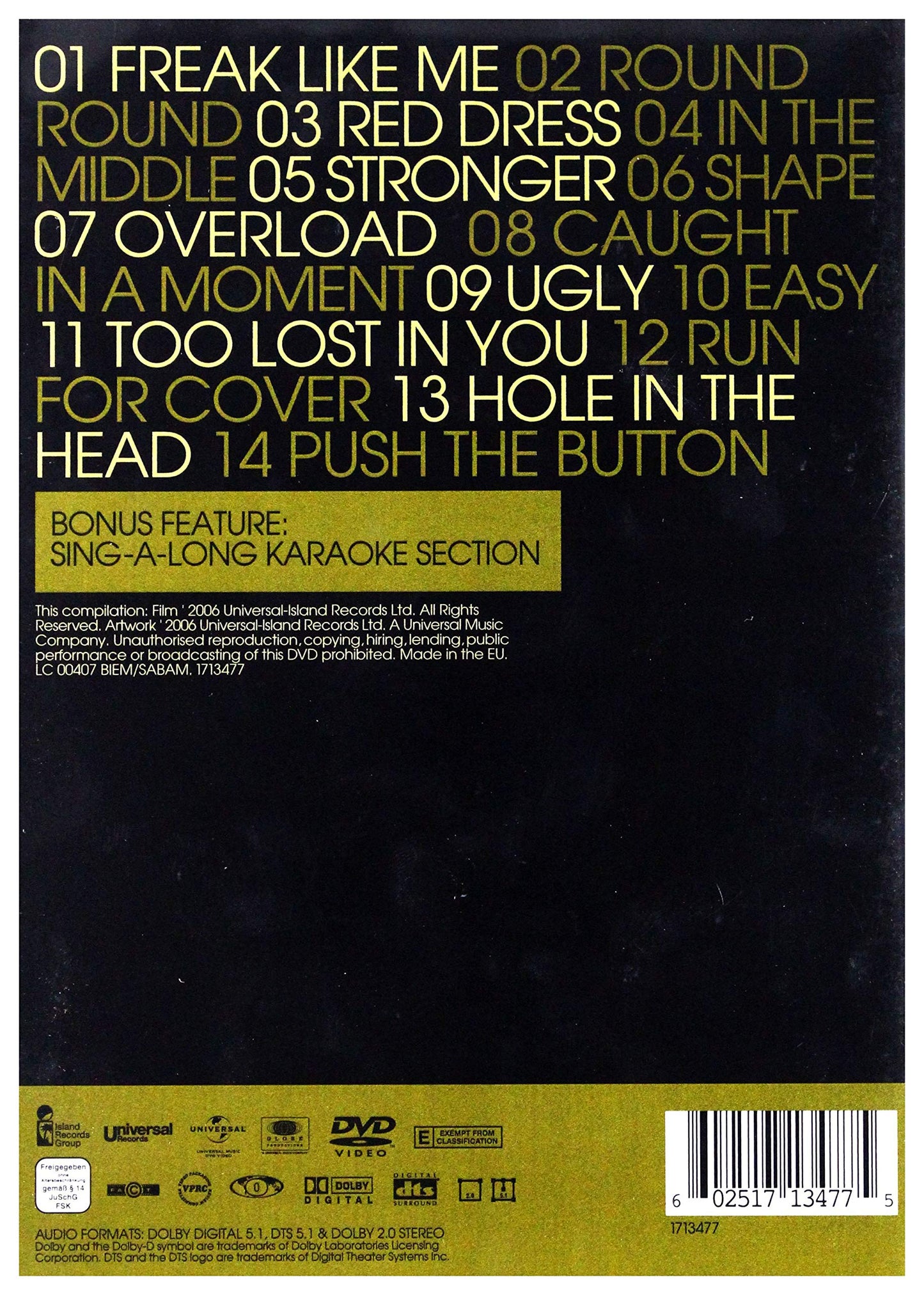 Overloaded: The Singles Collection [DVD]