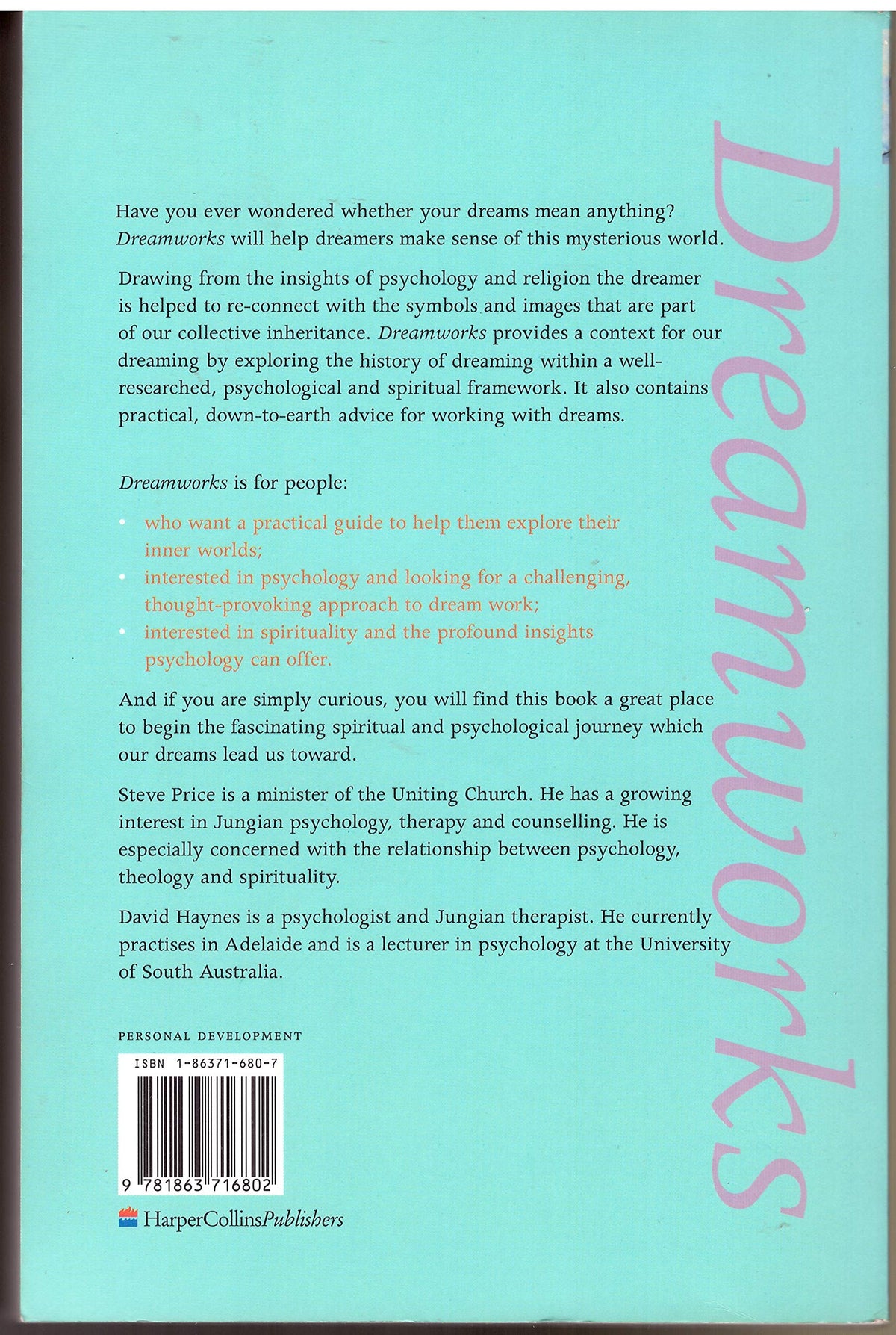 Dreamworks: a Meeting of Spirituality and Psychology