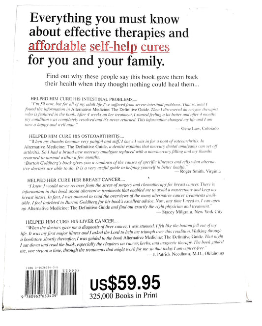 Alternative Medicine Burton Goldberg Group