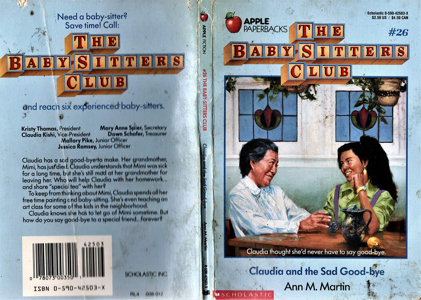 Claudia and the Sad Good-Bye [Paperback]